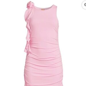 Planet Gold Juniors Rosette Double Layer Dress
